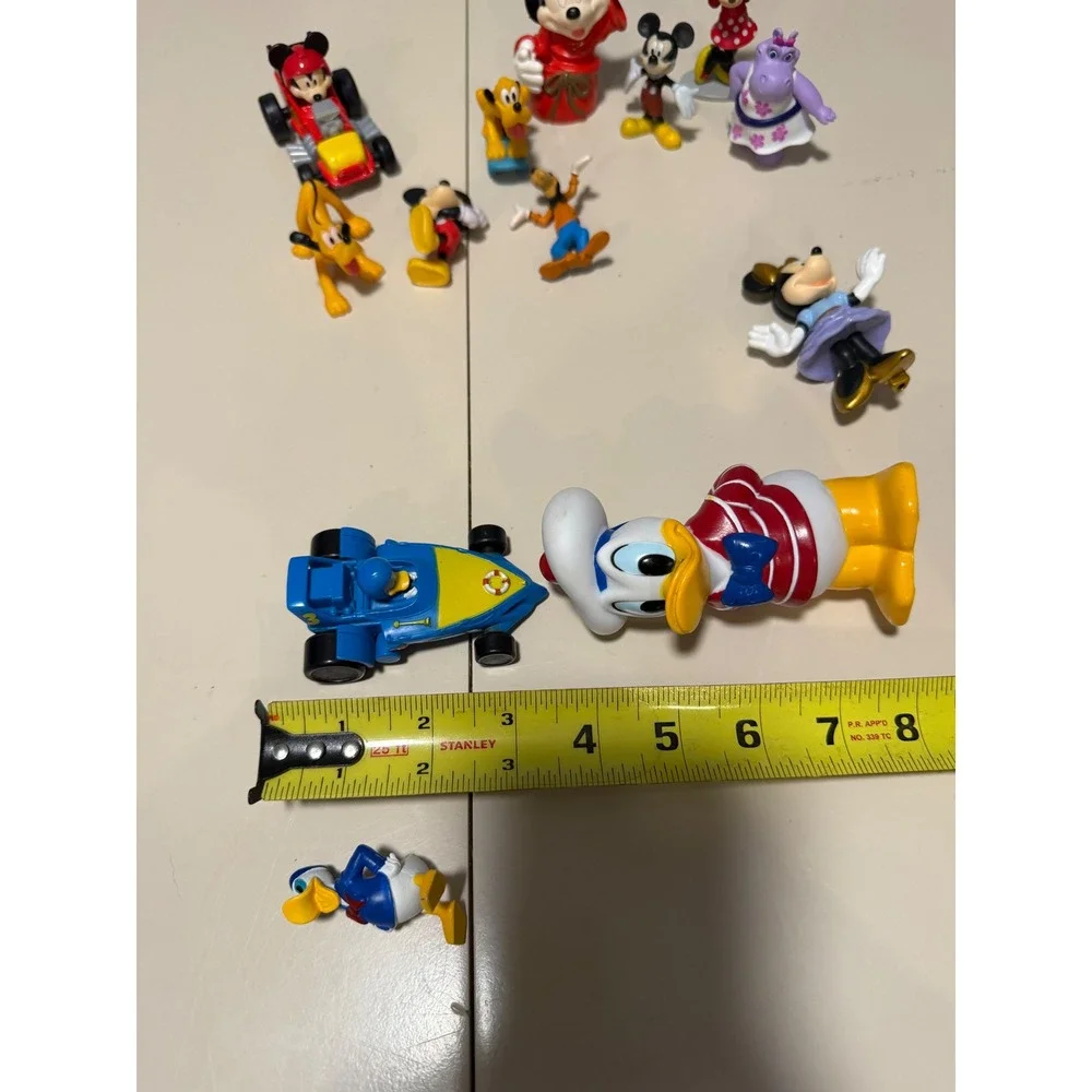 Disney Mickey Mouse and Friends Toy Figure Lot‎ Mickey Minnie Donald Goofy Pluto